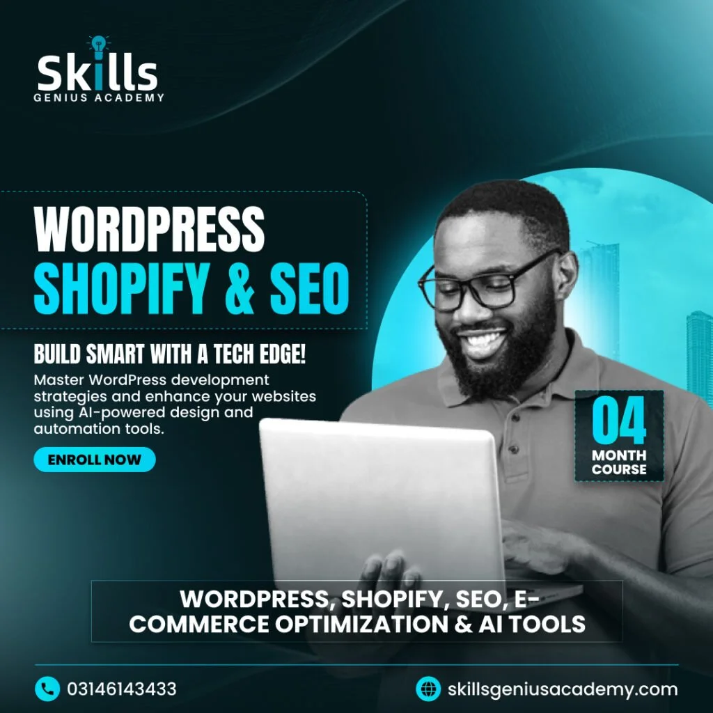 WordPress, Shopify and SEO Course for Ecommerce Growth